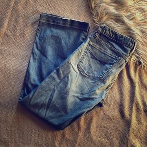 Gap long and lean flare jeans, 28/6a